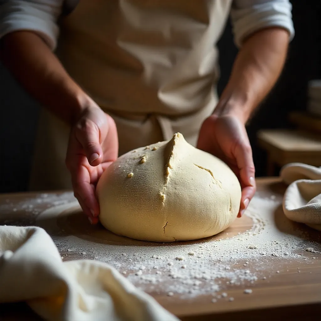 Traditional white bread crumb analysis